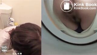 SCAT - Asian girls pooping in the toilet 7