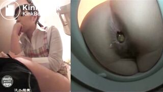 SCAT - Asian girls pooping in the toilet 7