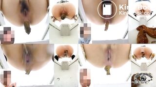 SCAT - Asian girls pooping in the toilet 3