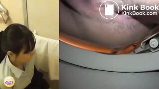 SCAT - Asian girls pooping in the toilet 7