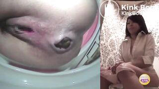 SCAT - Asian girls pooping in the toilet 7