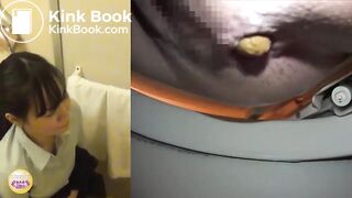SCAT - Asian girls pooping in the toilet 7