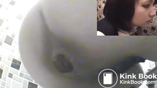 SCAT - Asian girls pooping in the toilet 4