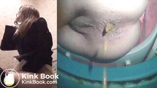 SCAT - Asian girls pooping in the toilet 7