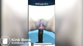 SCAT - Asian girls pooping in the toilet 8
