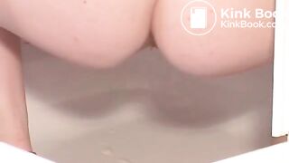 Tight womens asses pooping in public toilets