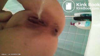 Tight womens asses pooping in public toilets