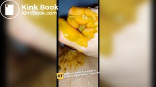 Kacke wichsen in der Wanne