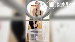 Honey on potty chair