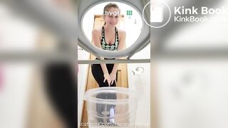 Honey on potty chair