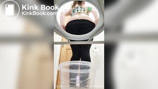 Honey on potty chair