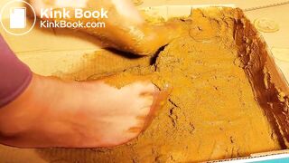 sexy chinese feet full of dog scat in pantyhose 4