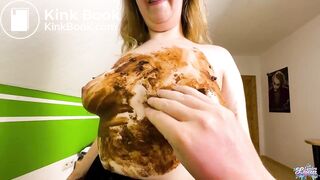 Girlfriend Brown Surprise scat fuck, dirty anal