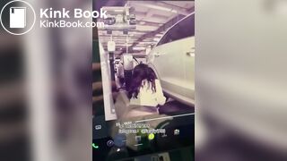 Chinese girl poops outside car