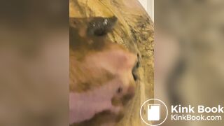 Smearing piss, shit and sweaty