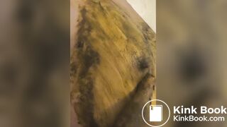 Smearing piss, shit and sweaty