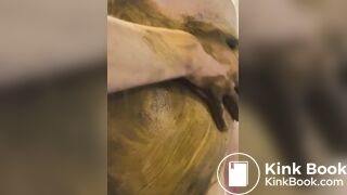 Smearing piss, shit and sweaty