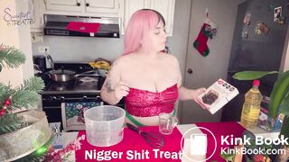 Baking a Cake for a NIgger on Christmas