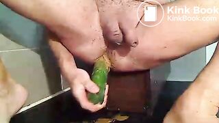 anal with cuncumber