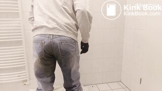 hot dude smears shit and gets dressed