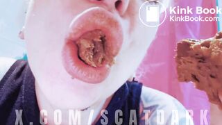 Getting out my shit with octopus dildo @scatdark