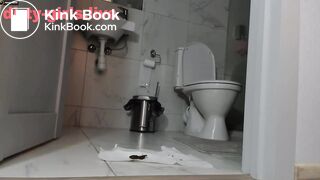 European teen first time with poo and vomit