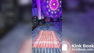 shitting out hollow butplug , with scat nuggets