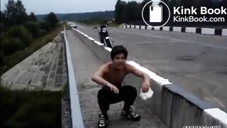 Shitting Over On The Bridge