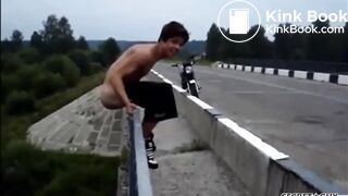 Shitting Over On The Bridge