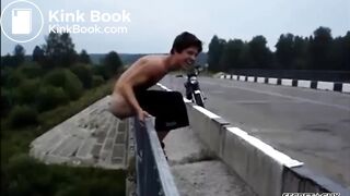 Shitting Over On The Bridge