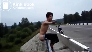 Shitting Over On The Bridge