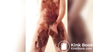 scat twink smears and eats