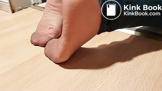 The Best Milf Nylon feet Cum