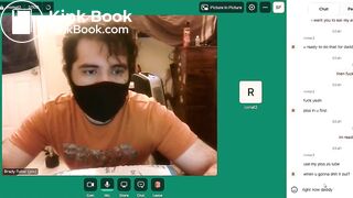 Submissive slut pooping for strict daddy