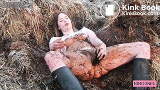 French Scat in a MANURE pile????43#