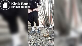 Jogger Girl Takes A Fat Steamy Shit