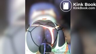 Sissy on XTC shits on dildo, solo pnp