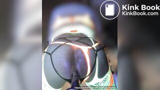 Sissy on XTC shits on dildo, solo pnp