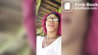 UniQueen21 Uni Ella smearing dog's shit