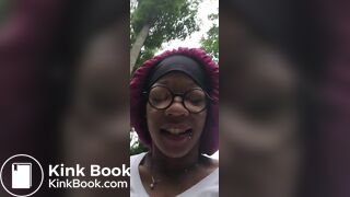 UniQueen21 Uni Ella smearing dog's shit