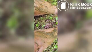 UniQueen21 Uni Ella smearing dog's shit