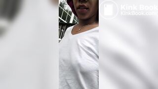 UniQueen21 Uni Ella smearing dog's shit