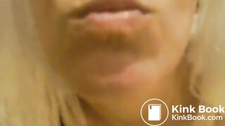 Anal beads and shit eating - BlondeGirl