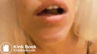 Anal beads and shit eating - BlondeGirl