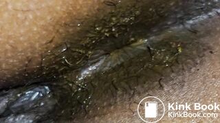 Sleep gf dirty butthole spread for cleaning