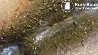 Sleep gf dirty butthole spread for cleaning