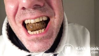 guy with turd in his mouth HD