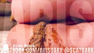 Shitting on the couch @scatdark