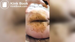 Gay scat with cucumber