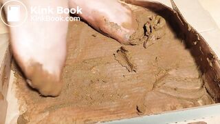 disgusting asian in sexy pantyhose shit 4